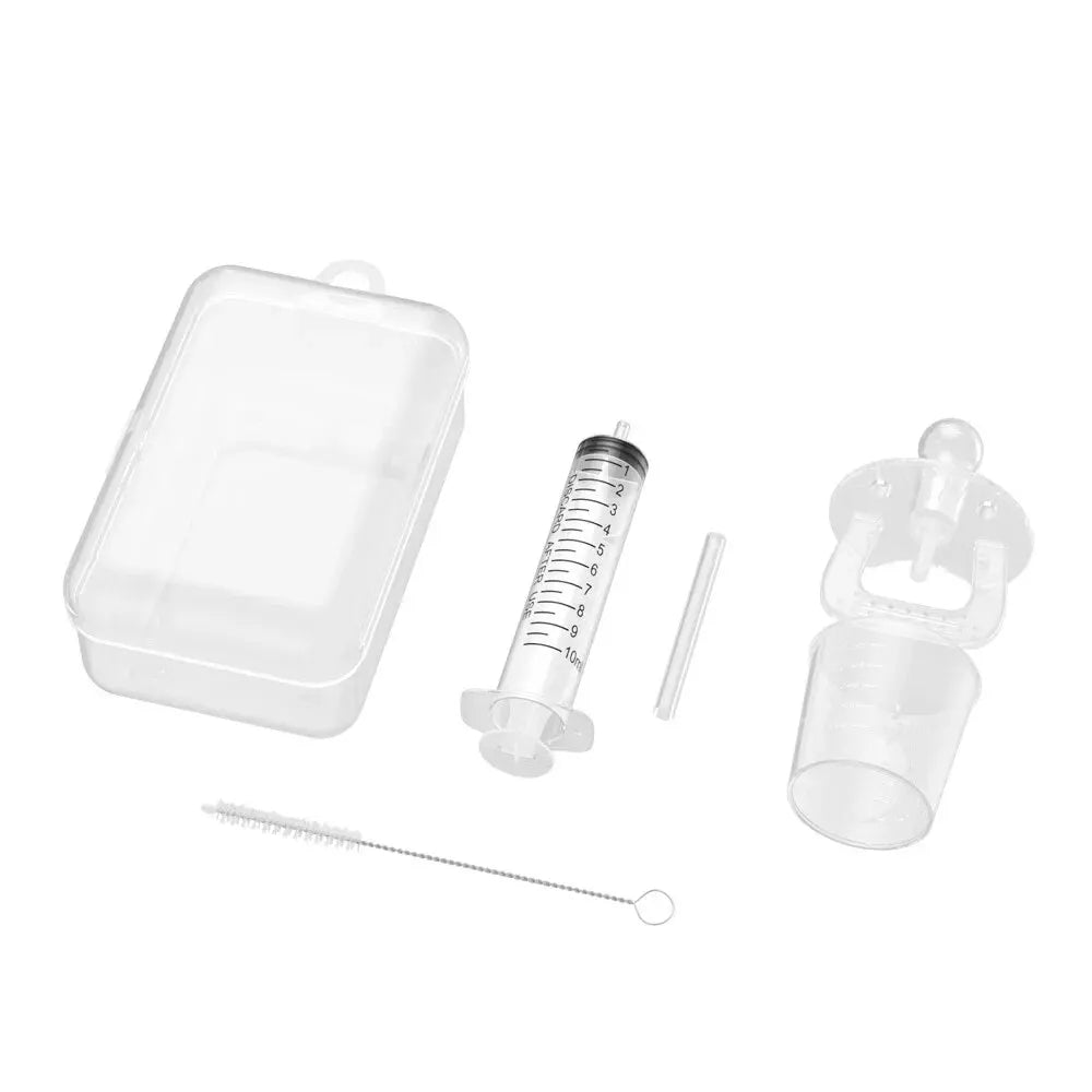 Baby Medicine Dispenser Pacifier Kit– 10ml Oral Syringe & Liquid Dropper for Easy Infant and Toddler Feeding