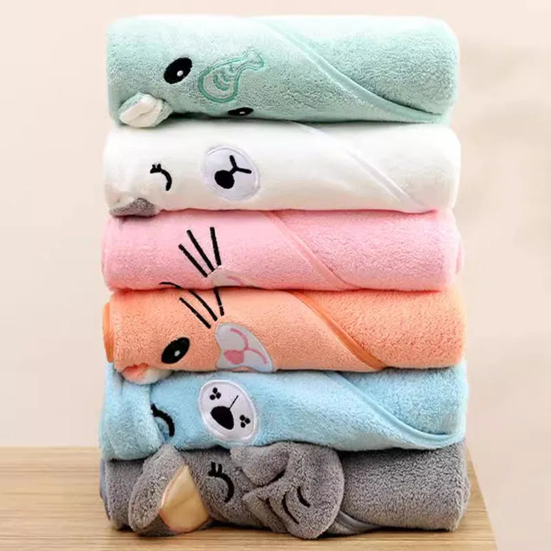 "From bath time to cuddle time, keep your baby warm, dry, and wrapped in love."