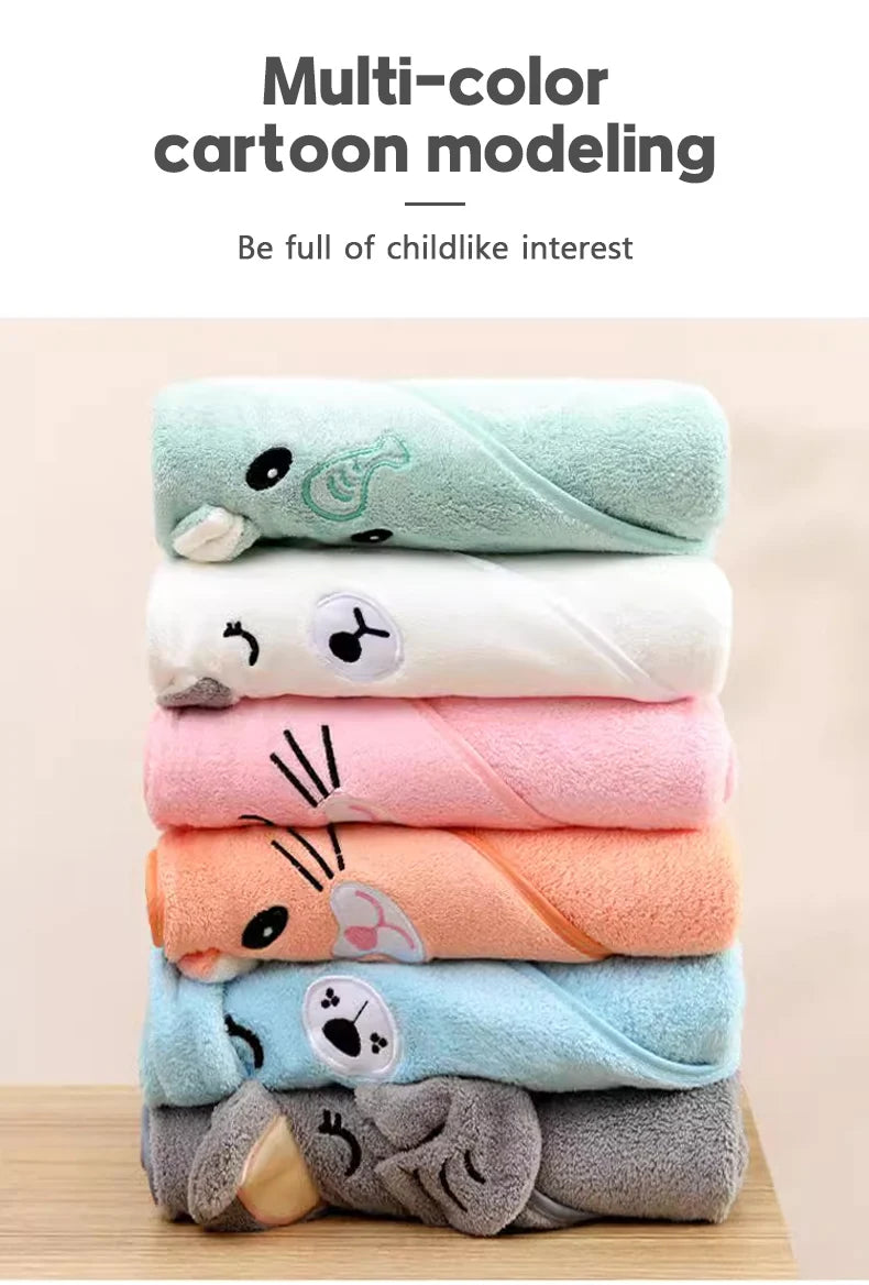 "From bath time to cuddle time, keep your baby warm, dry, and wrapped in love."