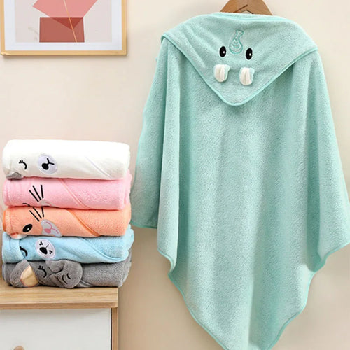 "From bath time to cuddle time, keep your baby warm, dry, and wrapped in love."