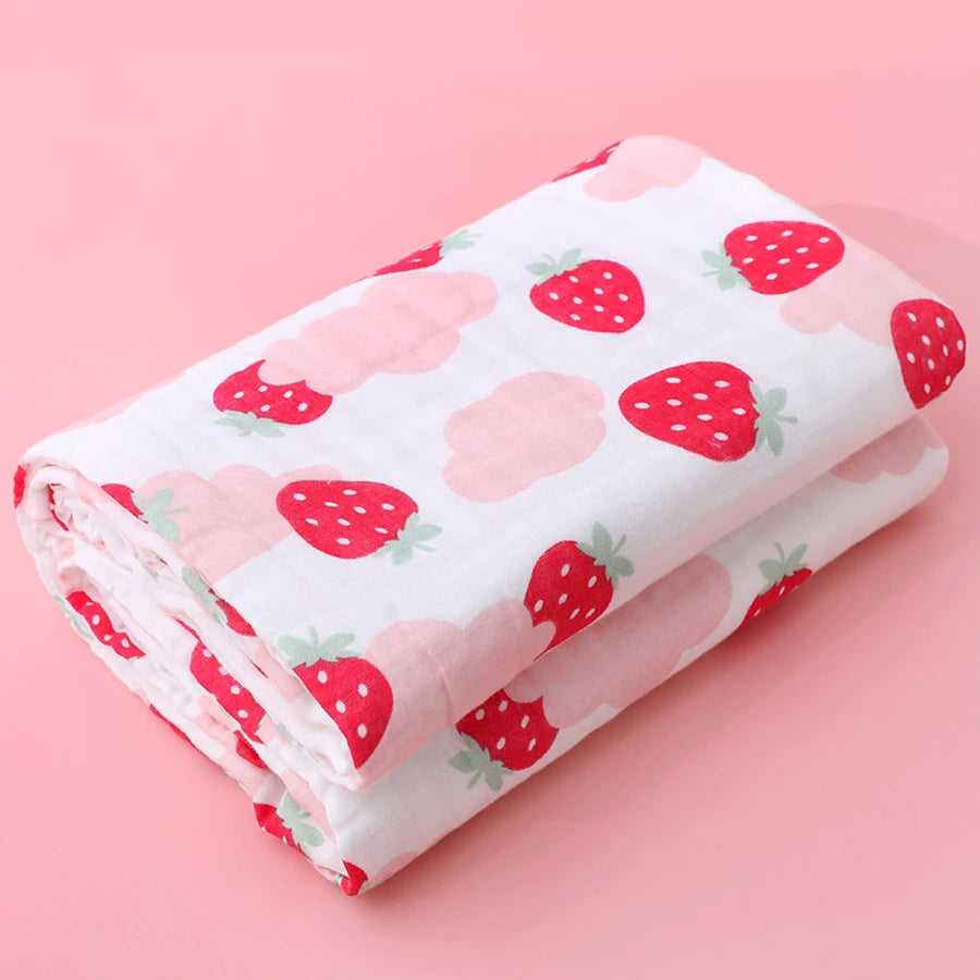 "Wrap your little one in softness and comfort with our 4-Layer Cotton Gauze Baby Bath Towel – ultra-absorbent, breathable, and perfect for bath time, cuddle time, and beyond."