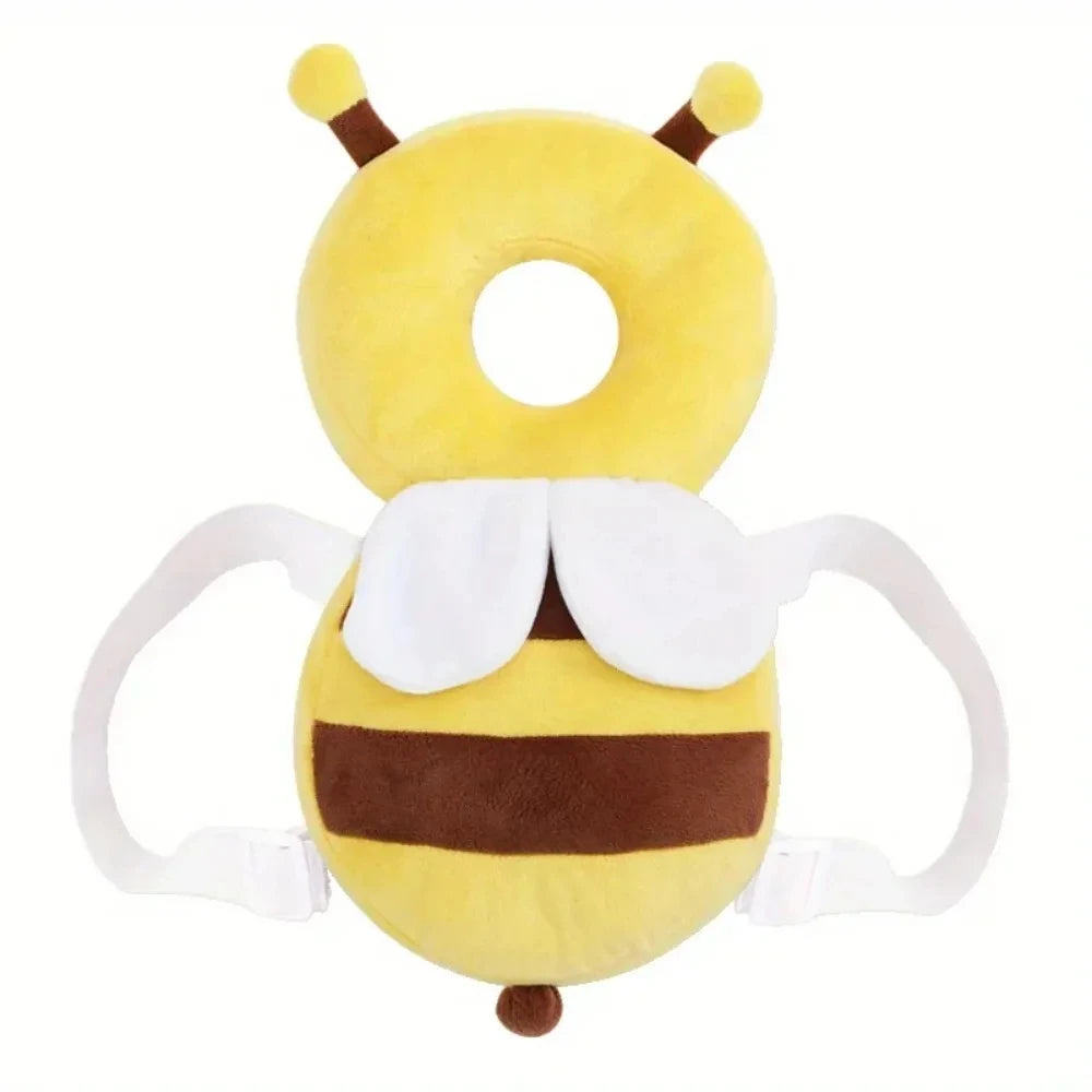 "Cute Protection for Every Tiny Adventure – a soft and lightweight head protector cushion designed to add comfort and cushioning while your little one learns to explore." 🧸💕👶