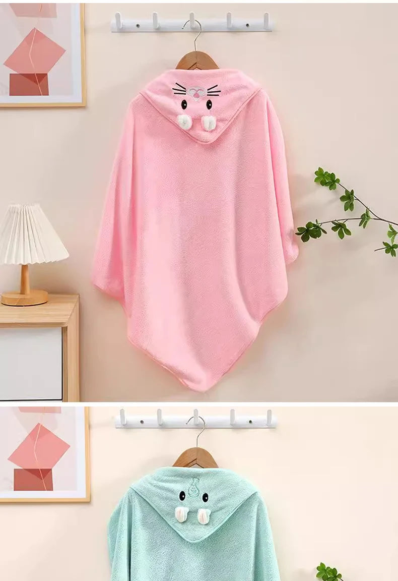 "From bath time to cuddle time, keep your baby warm, dry, and wrapped in love."