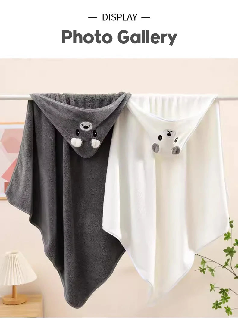 "From bath time to cuddle time, keep your baby warm, dry, and wrapped in love."
