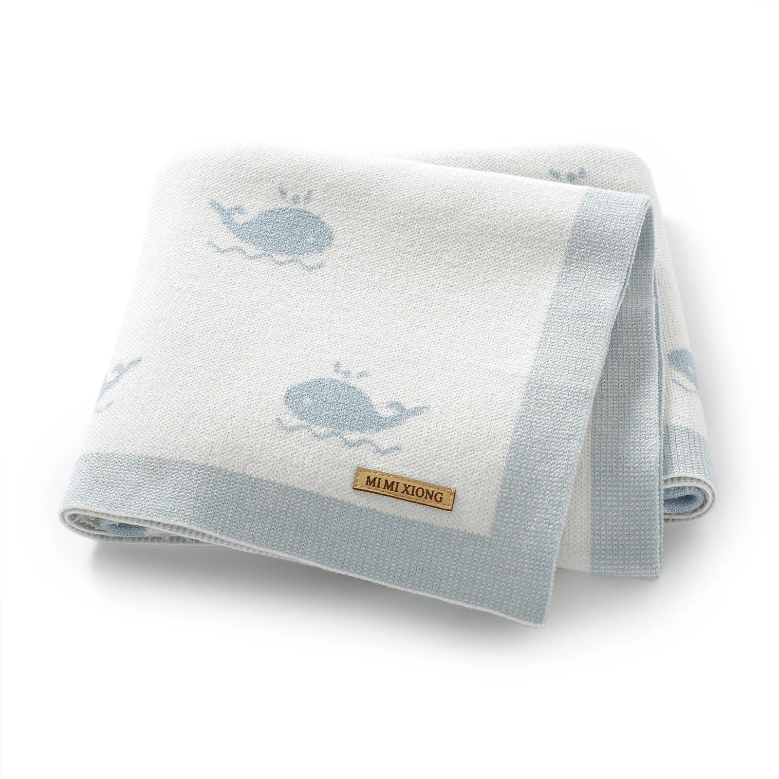 "Soft as a Cloud, Cute as a Whale – a super-soft knitted baby blanket designed to keep your little one warm, cozy, and wrapped in comfort every day." 🐳💕👶