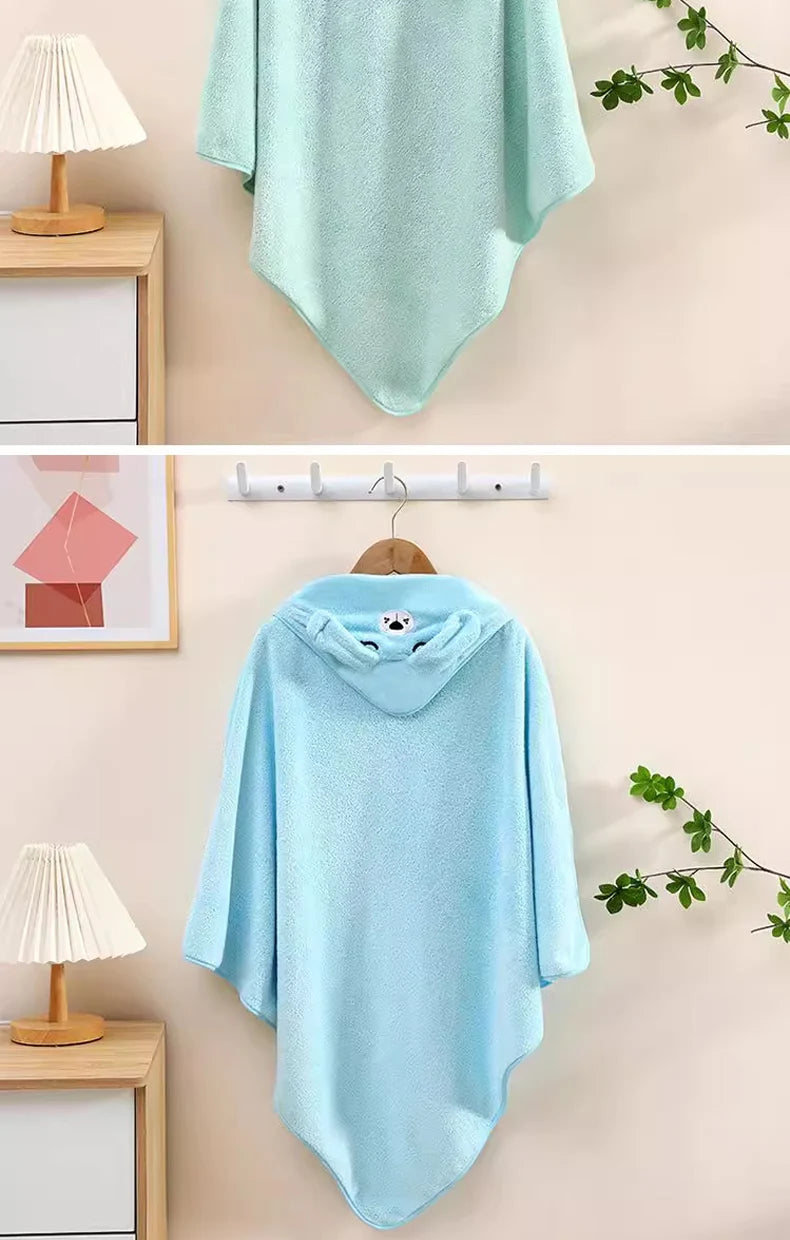 "From bath time to cuddle time, keep your baby warm, dry, and wrapped in love."